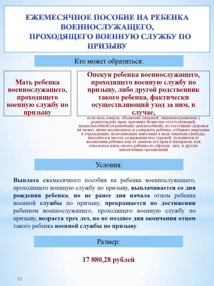 Меры поддержки семей участников СВО